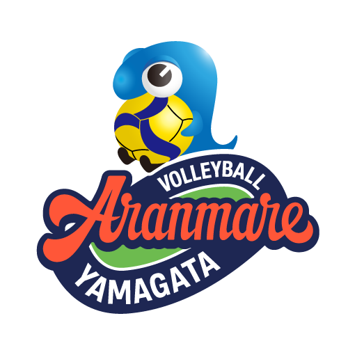 アランマーレ山形バレーボールの公式チームエンブレム
